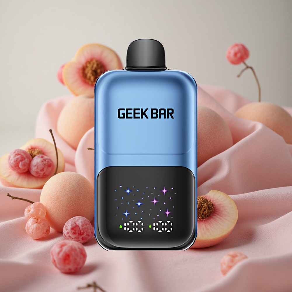 Broskev & Bobule GEEK BAR 2GO Two Series 50000 Potahů Interaktivní Velký Displej velkoobchod Česká Republika