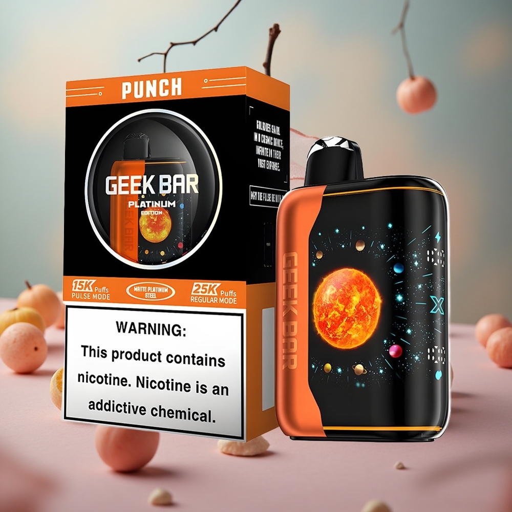 Punch GEEK BAR Platinum Edition až 25000 šluků 20mL e-liquid a 2% Nikotinu velkoobchod Česká Republika