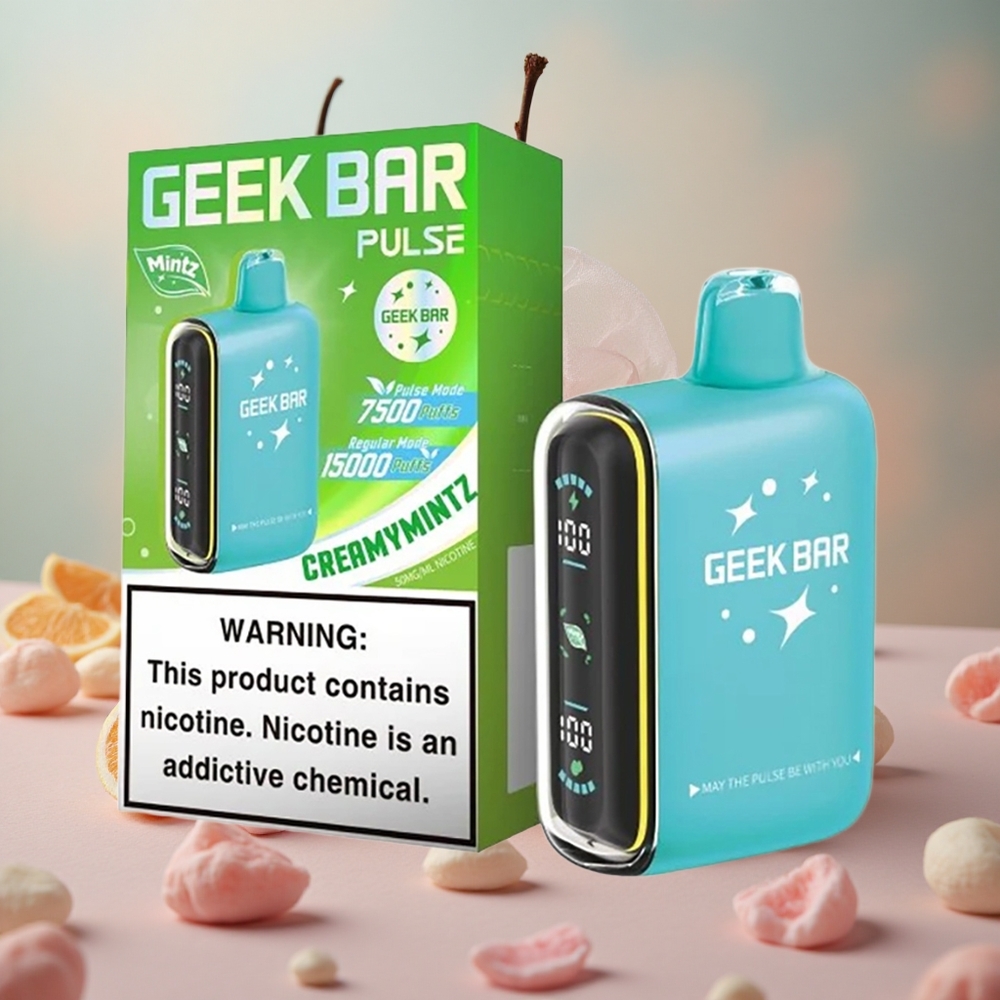 Máta GEEK BAR Pulse 15000 Puffs (16ML, 5% Nikotinu) velkoobchod Česká Republika