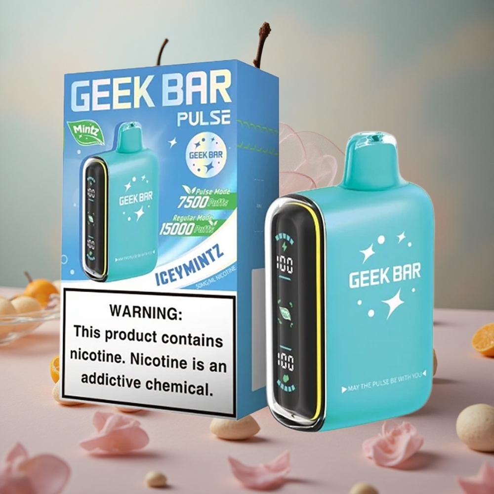 Máta GEEK BAR Pulse 15000 Puffs (16ML, 5% Nikotinu) velkoobchod Česká Republika
