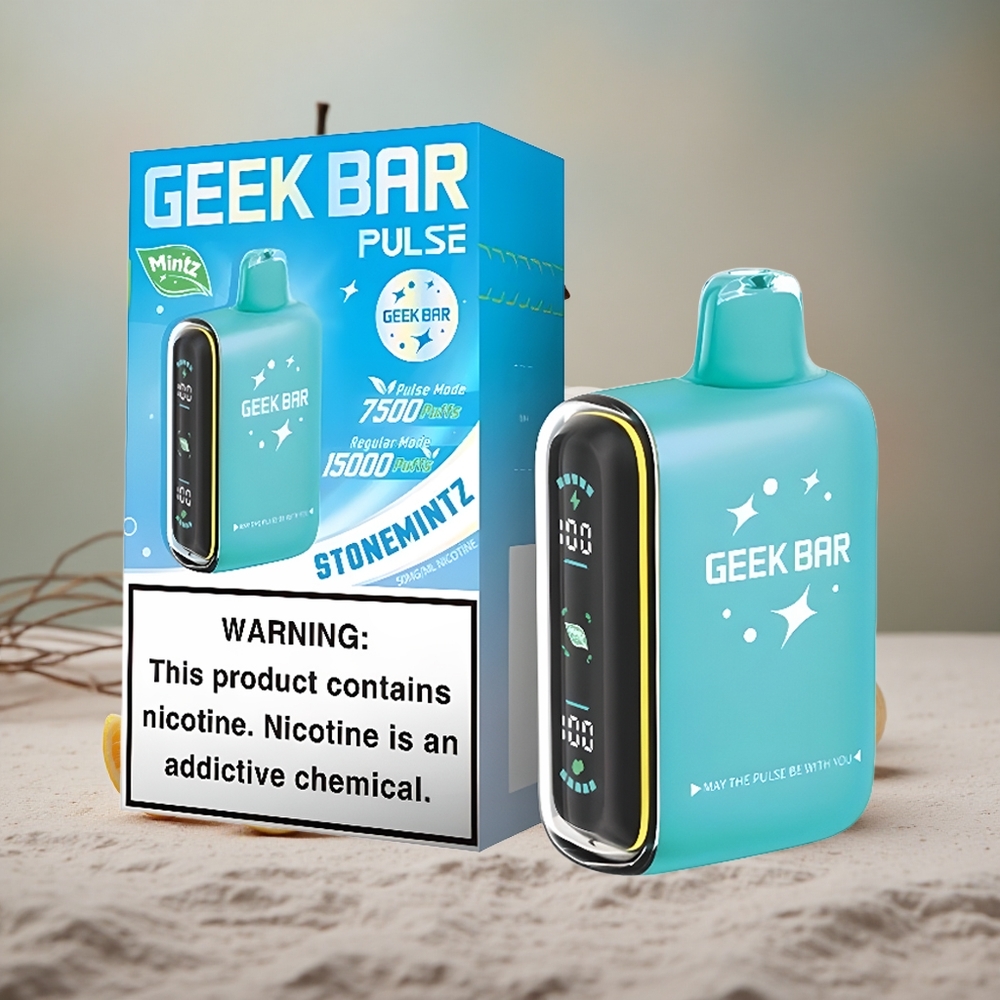 Máta GEEK BAR Pulse 15000 Puffs (16ML, 5% Nikotinu) velkoobchod Česká Republika