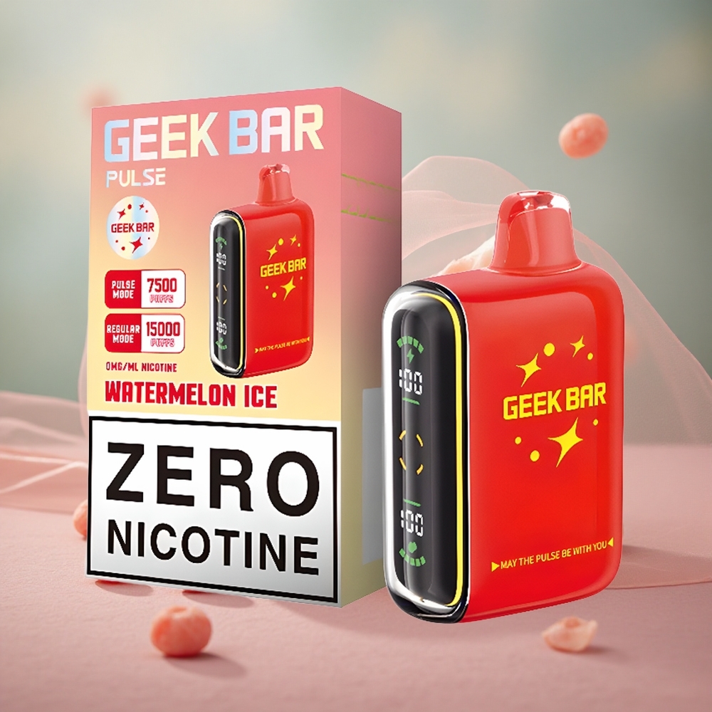 Mentol-Jahoda GEEK BAR Pulse 15000 Puffs 16ML Kapacita E-liquid, USB Type-C velkoobchod Česká Republika
