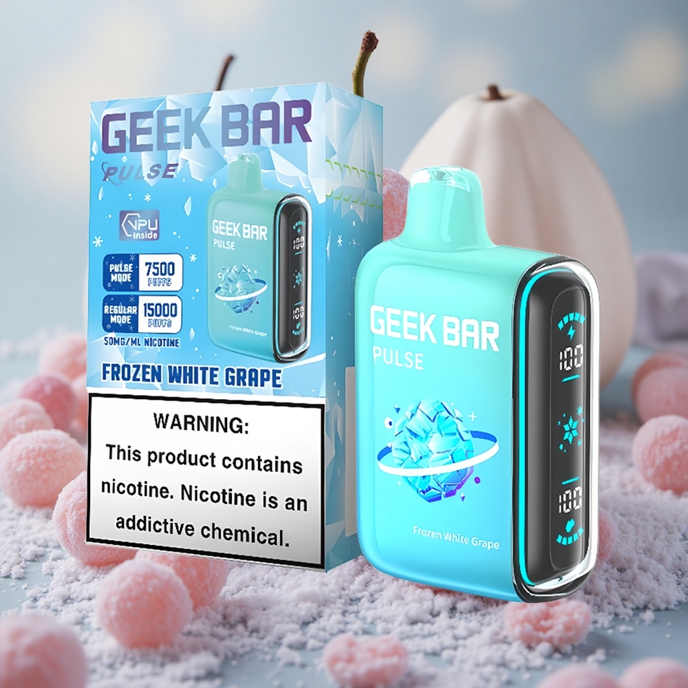 Zmražená příchuť GEEK BAR Pulse 15 000 šluků 16ML e-liquid 5% Nikotinu velkoobchod Česká Republika