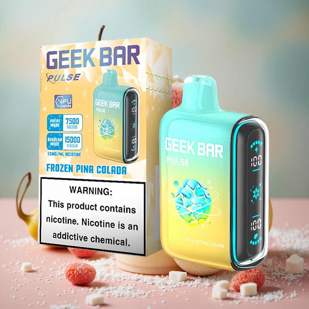Zmražená příchuť GEEK BAR Pulse 15 000 šluků 16ML e-liquid 5% Nikotinu velkoobchod Česká Republika
