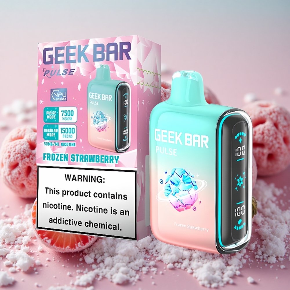 Zmražená příchuť GEEK BAR Pulse 15 000 šluků 16ML e-liquid 5% Nikotinu velkoobchod Česká Republika