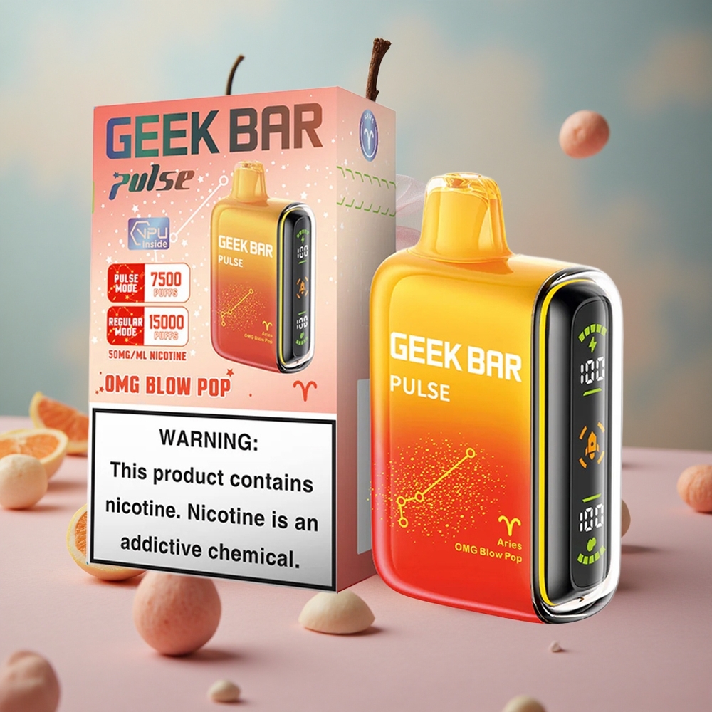 Zodiac GEEK BAR Pulse 15000 Puffs 16ML Kapalina s Nikotinuem 5% velkoobchod Česká Republika