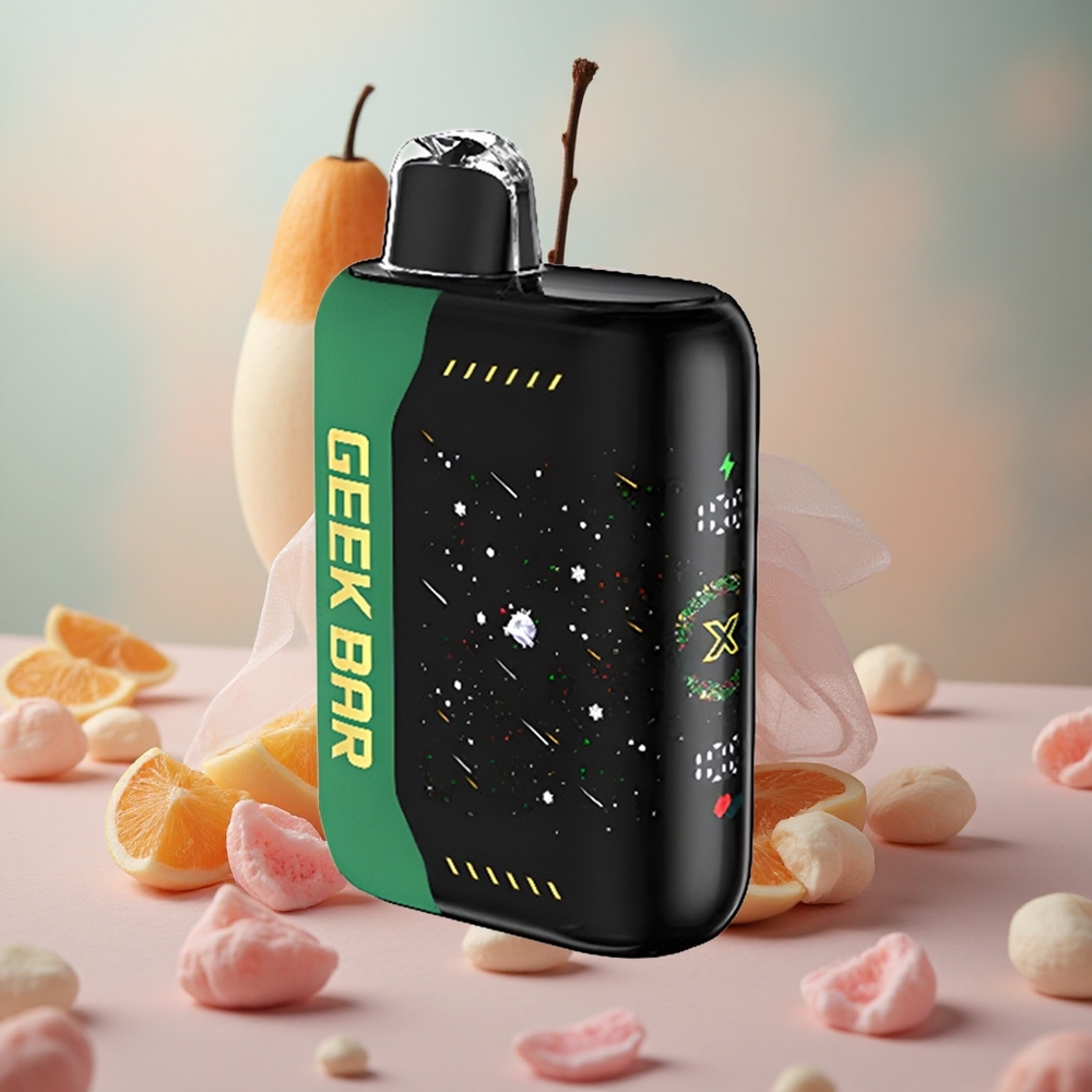 Vánoční Edice GEEK BAR Pulse X 25000 Puffs s 18mL předplněným e-liquidem a USB Type-C portem pro dobíjení velkoobchod Česká Republika
