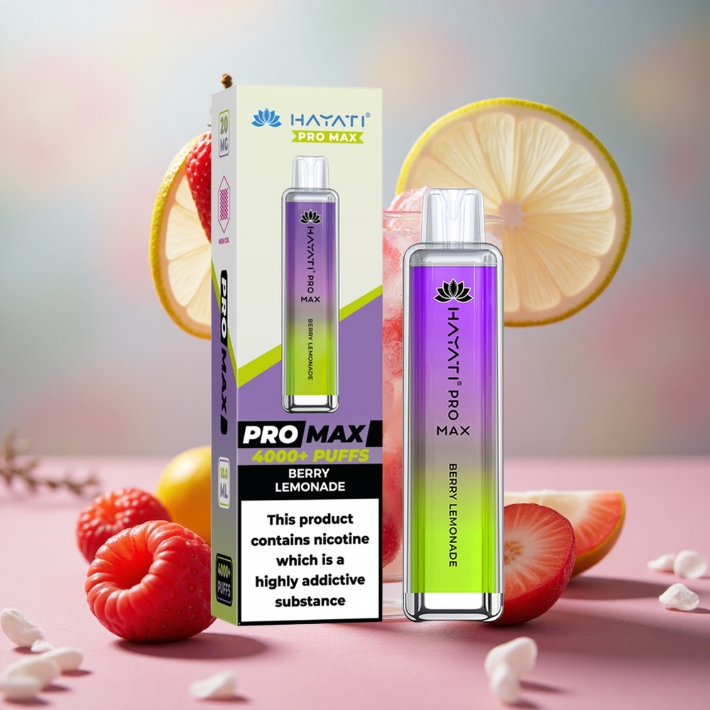 Borůvka Limonáda Hayati Pro Max 4000 Puffs 2% 5% Nikotinuová Síla 1400mAh Baterie velkoobchod Česká Republika