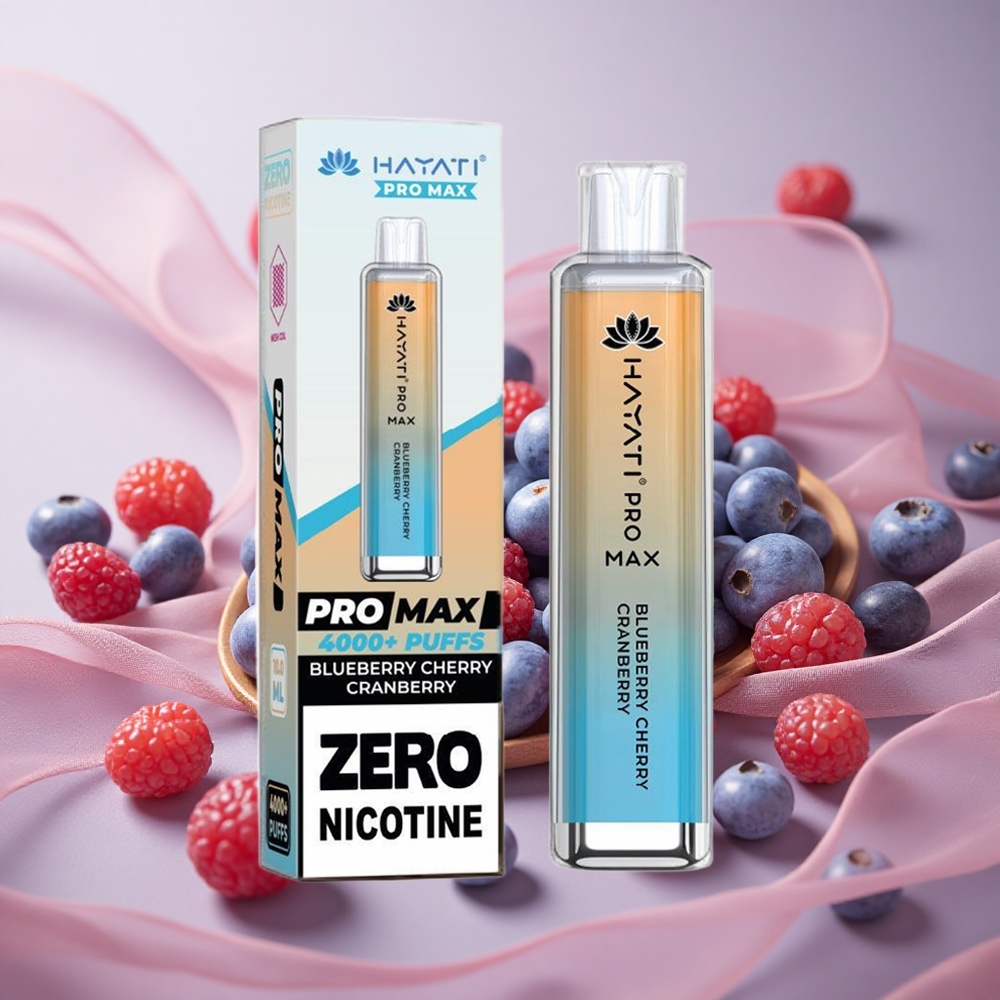 Borůvka Třešeň Brusinka Hayati Pro Max 4000 Puffs Jednorázová e-cigareta s 2% nebo 5% Nikotinu velkoobchod Česká Republika