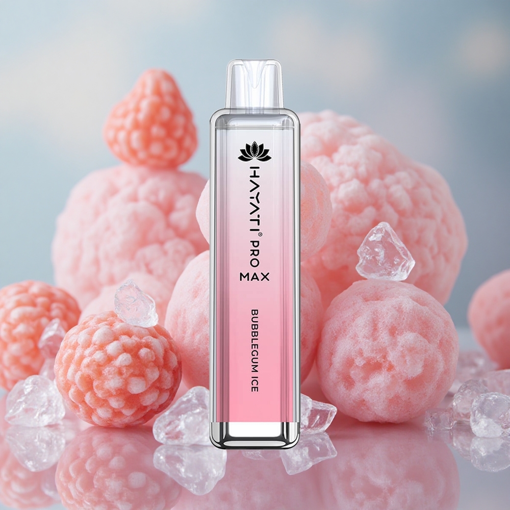 Bubblegum Ice příchuť Hayati Pro Max 4000 Puffs Jednorázová Vape s 2ml nádrží a 1400mAh dobíjecí baterií velkoobchod Česká Republika