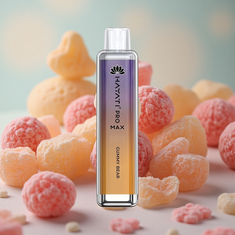 Gummy Bear (Medvídci gumoví) Hayati Pro Max 4000 Puffs Jednorázová Vape 2% 5% Obsah Nikotinu velkoobchod Česká Republika