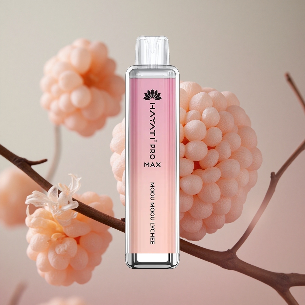 Litchi Mogu Mogu Hayati Pro Max 4000 Puffs Jednorázová Vape 2% Nikotinuová Síla, 1400mAh Baterie velkoobchod Česká Republika