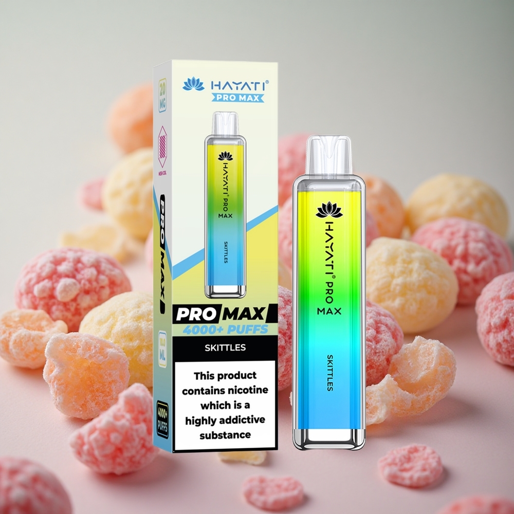 Skittles Hayati Pro Max 4000 Puffs Jednorázová E-cigareta s 1400mAh baterií a 2ml nádrží velkoobchod Česká Republika