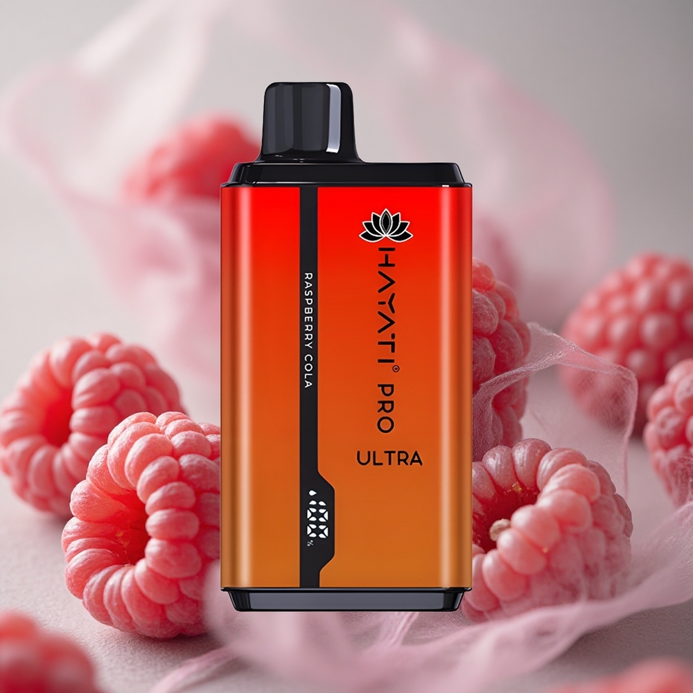 Malinová Kola Hayati Pro Ultra 15000 Puffs 850mAh 2 12ml velkoobchod Česká Republika