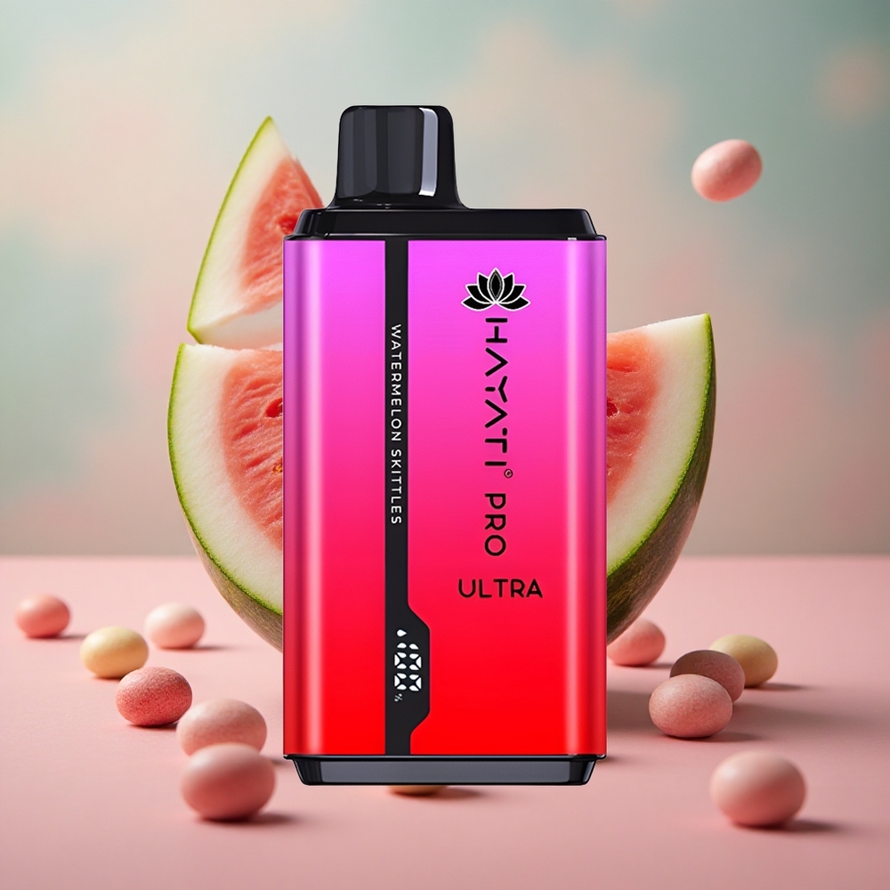 Melounové Skittles Hayati Pro Ultra 15000 Tahů Kapacita E-liquidu: 2 12ml, velkoobchod Česká Republika