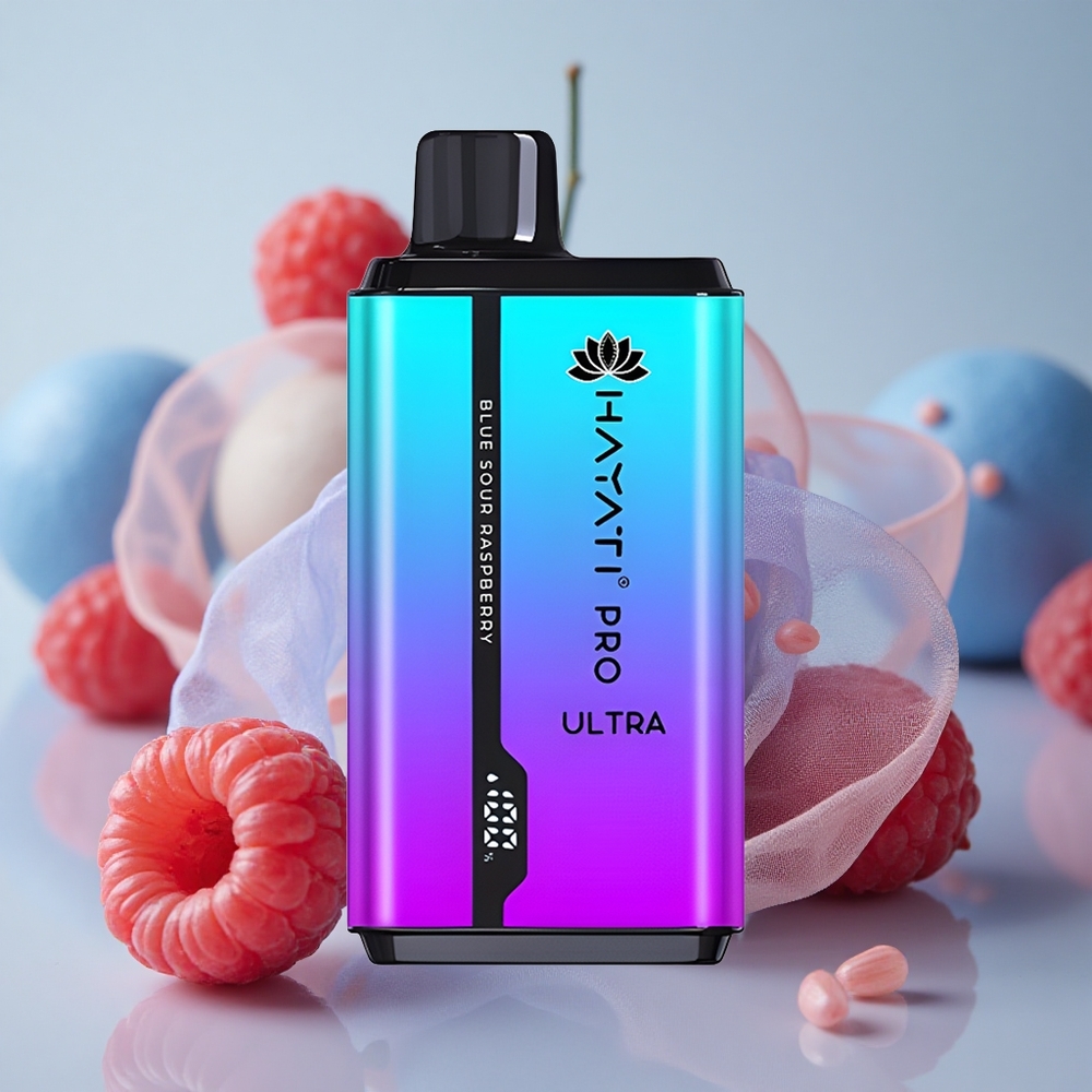Modrá Kyselá Malina Hayati Pro Ultra 15000 Puffs 850mAh 2 12ml velkoobchod Česká Republika