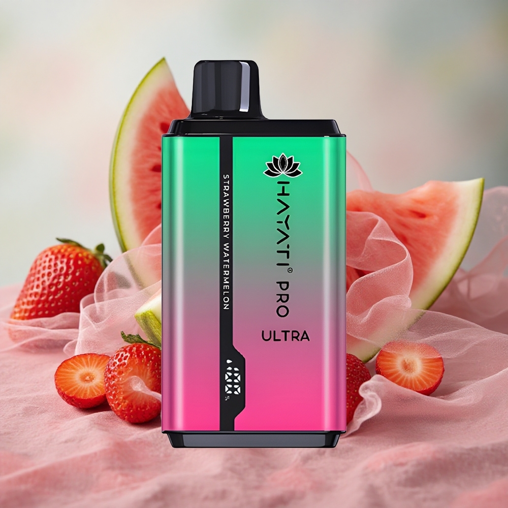 jahoda meloun Hayati Pro Ultra 15000 potahů 850mAh baterie 2 12ml velkoobchod Česká Republika