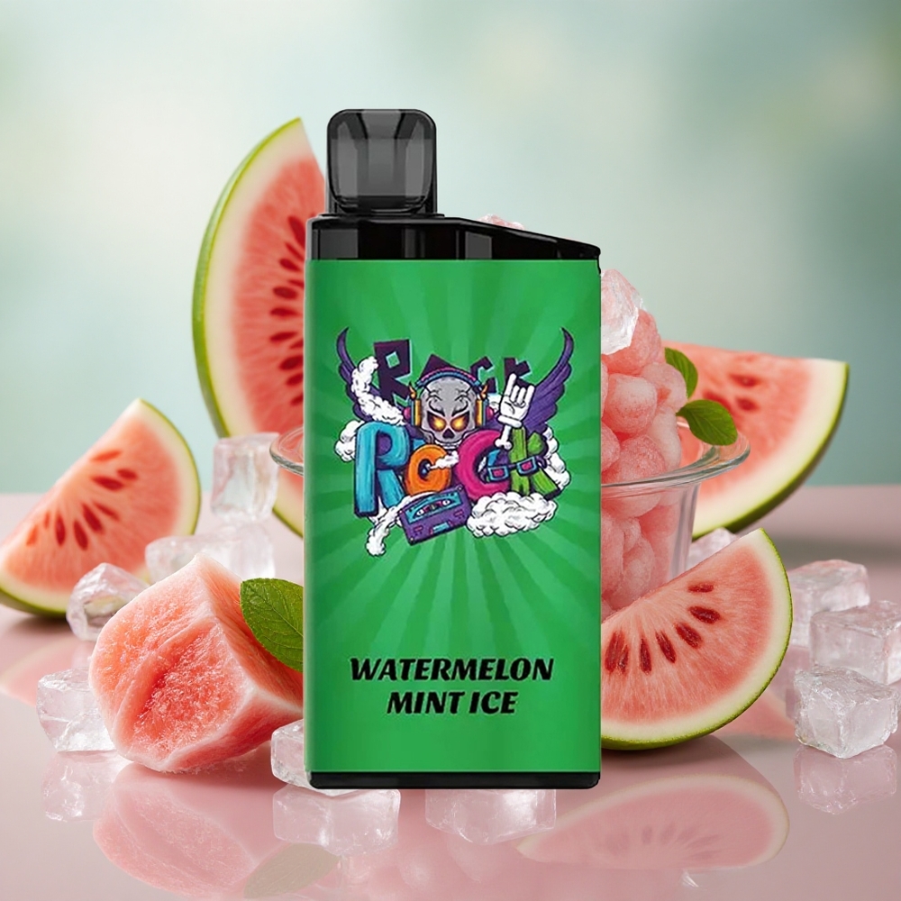 Melounová Máta Led IGET Bar 3500 Puffs, 1.2 Ohm Mesh Coil, 1400 mAh baterie, velkoobchod Česká Republika