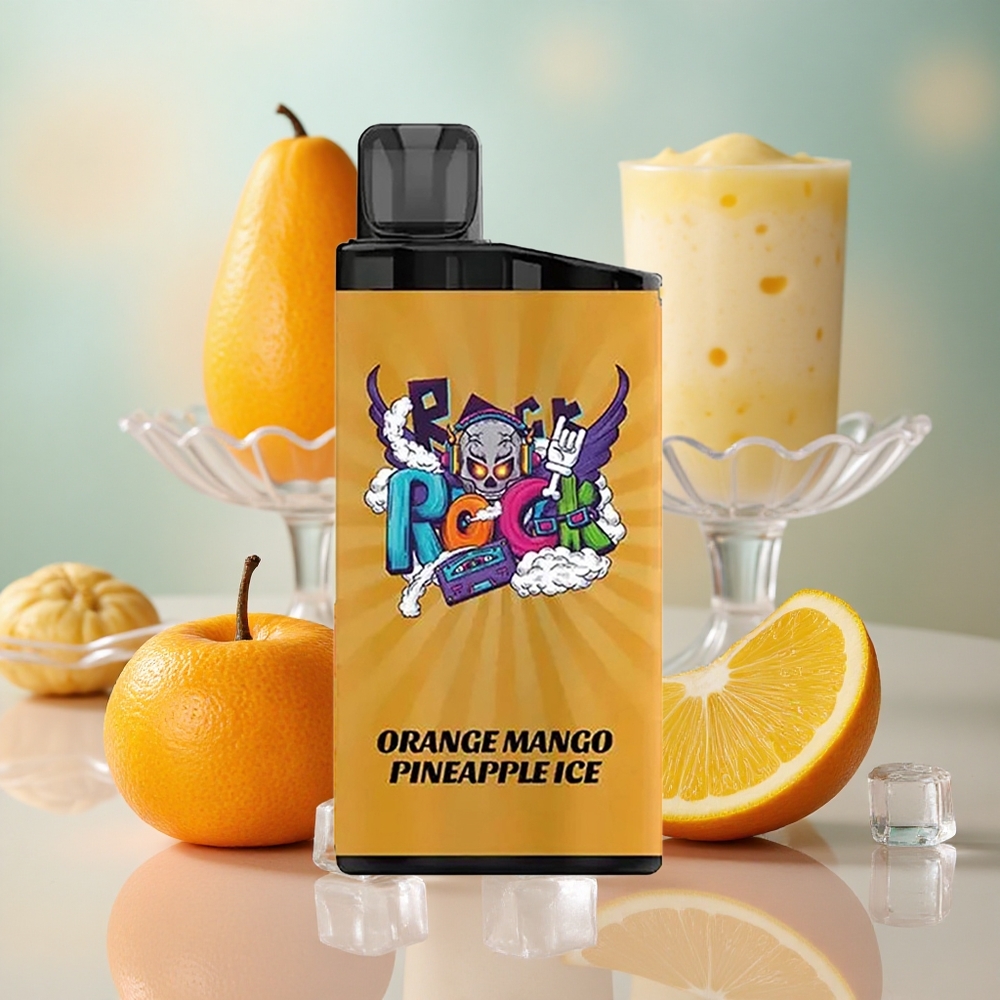 Oranžová Mango Ananas Led IGET Bar 3500 Puffs, 1400 mAh, 1.2 Ohm Mesh Coil velkoobchod Česká Republika