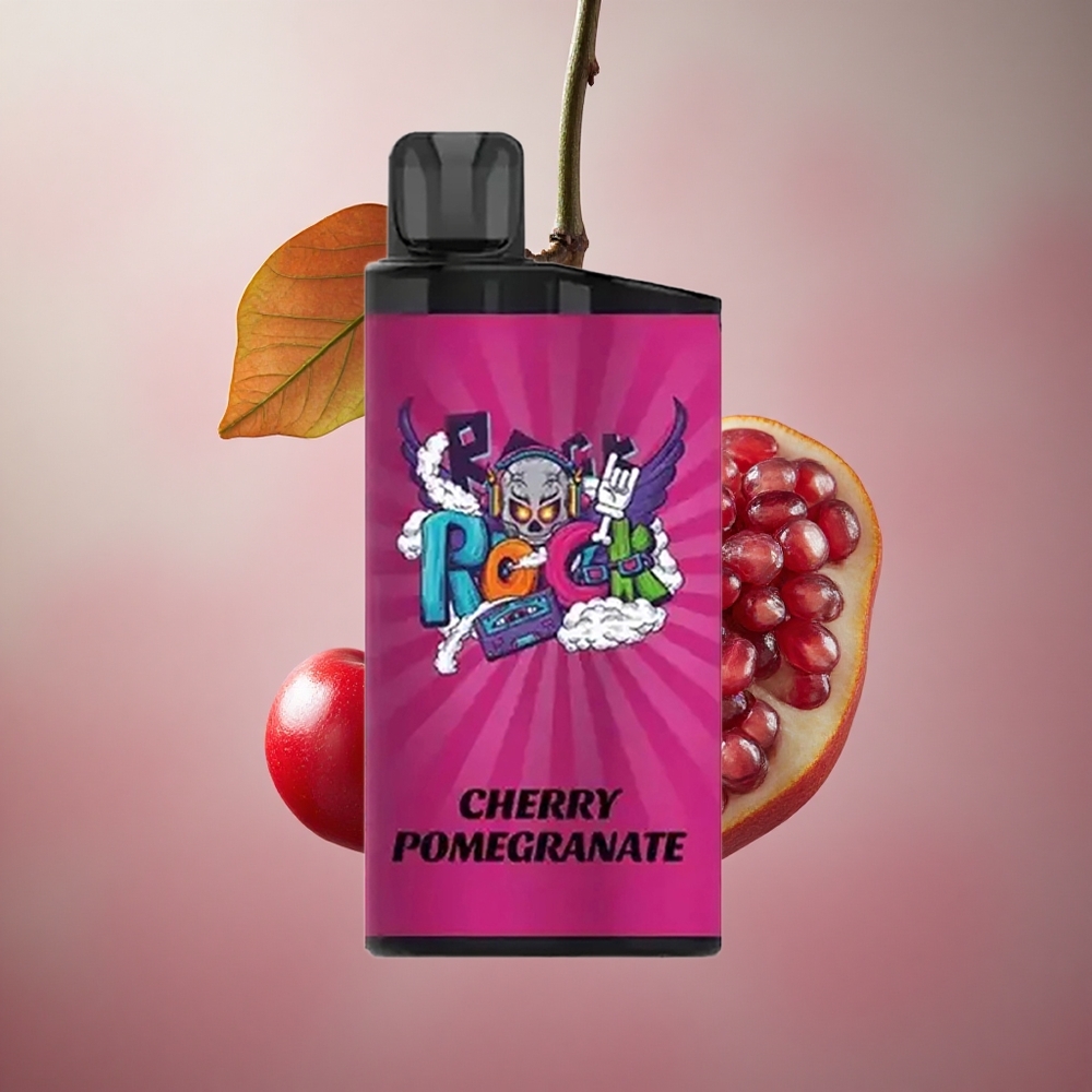 Třešeň Granátové jablko IGET Bar 3500 Puffs Jednorázová Vape, 1400 mAh, 78g, velkoobchod Česká Republika