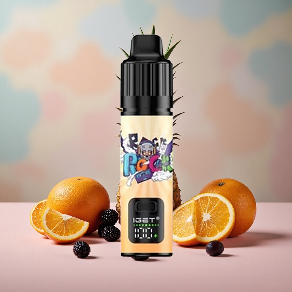 Ostružina Ananas Pomeranč IGET BAR PLUS S3 POD 10000 Puffs 18 ml E-liquid 950 mAh Rechargeable velkoobchod Česká Republika