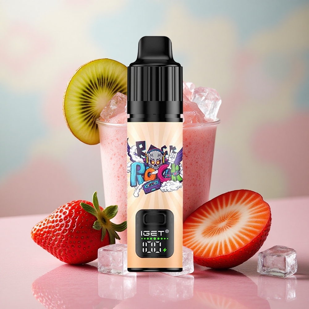 jahoda kiwi led IGET BAR PLUS S3 POD 10000 Puffs 18 ml E-liquid 950 mAh velkoobchod Česká Republika