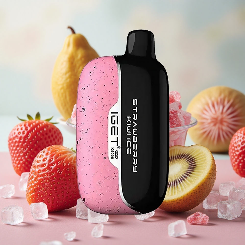 jahoda kiwi led IGET Moon K5000 Puffs Jednorázová Vape Hmotnost: 81,5 g, Počet šluků: Až 5000 šluků velkoobchod Česká Republika