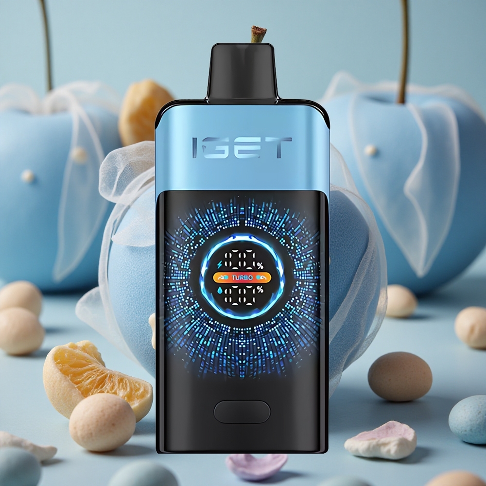 Modrá příchuť IGET ONE 12000 Puffs Jednorázová Vape 2700 mAh Kapacita Baterie a 0.6 ohm Dual Mesh Cívka velkoobchod Česká Republika