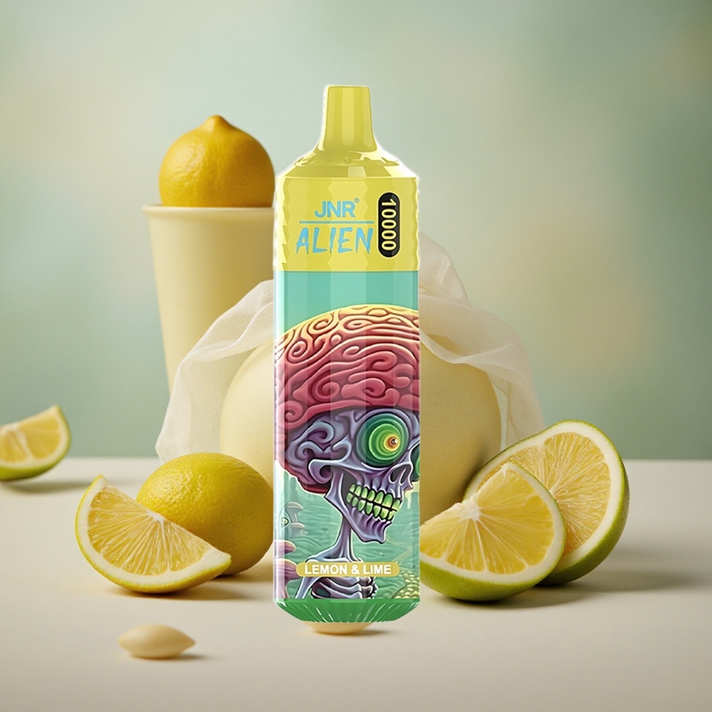 Citron & Limetka JNR Alien 10000 Puffs 850mAh Kapacita Baterie 20ml E-liquid velkoobchod Česká Republika