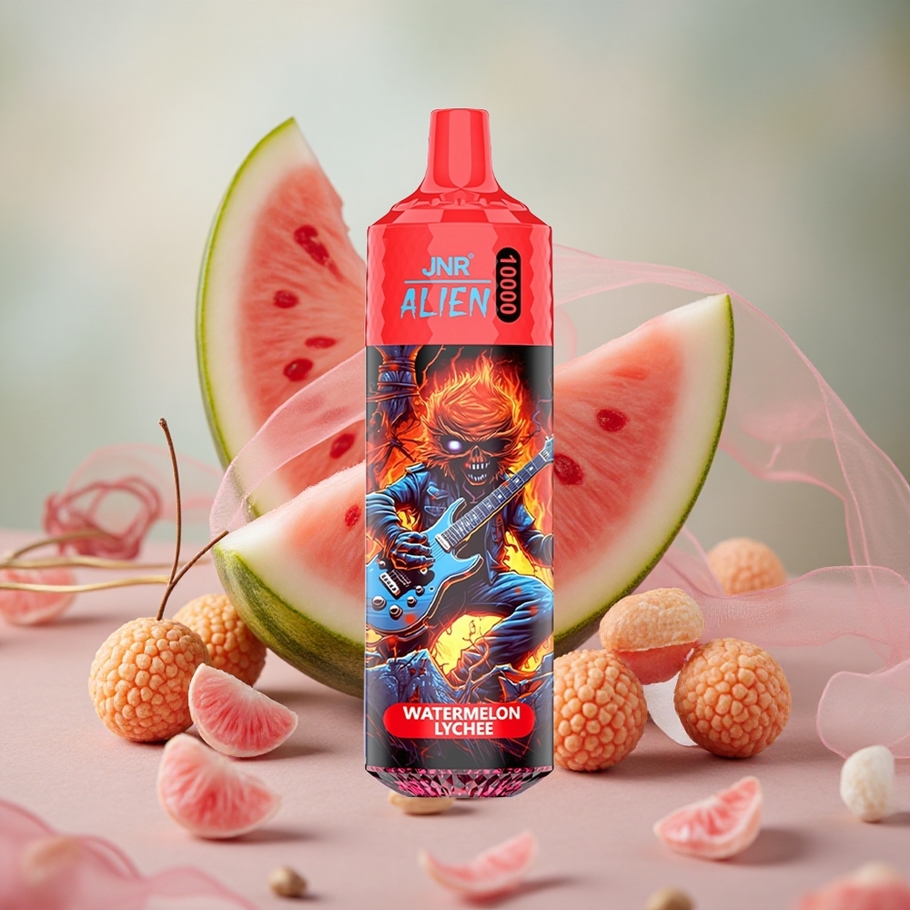 Meloun Litchi JNR Alien 10000 Puffs 850mAh Baterie 20ml E-liquid velkoobchod Česká Republika