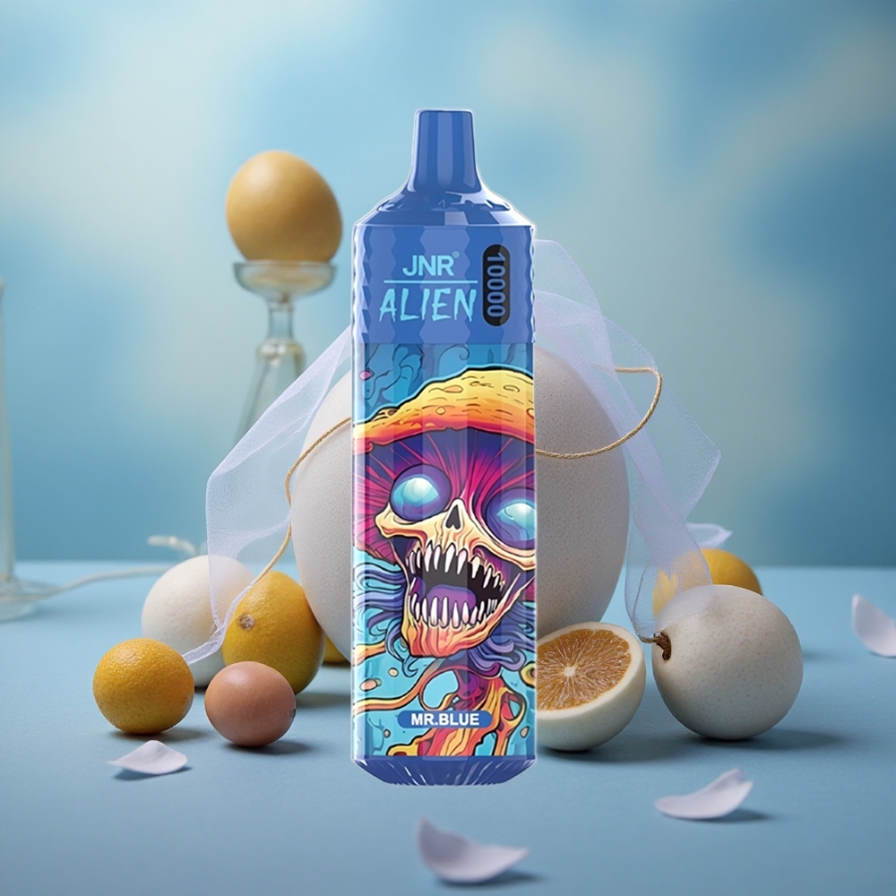 Mr modrá JNR Alien 10000 Puffs 850mAh baterie 20ml e-liquid velkoobchod Česká Republika