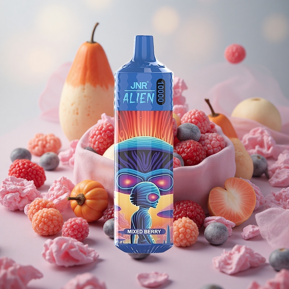 Smíšené Bobule JNR Alien 10000 Puffs 850mAh Baterie 20ml Náplň velkoobchod Česká Republika