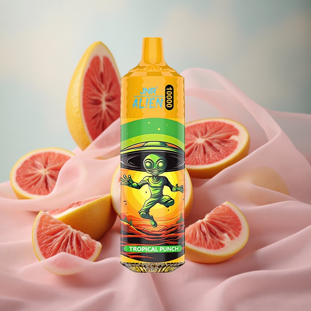 Tropická Punch JNR Alien 10000 Puffs 850mAh Baterie 20ml Tekutina velkoobchod Česká Republika
