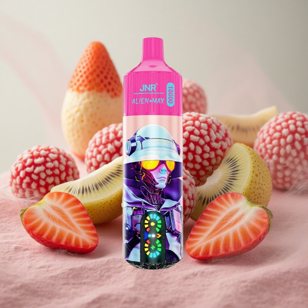 jahoda-kiwi JNR Alien Max 18000 Puffs Dual Mesh Coil & Dual Core 28ml velkoobchod Česká Republika