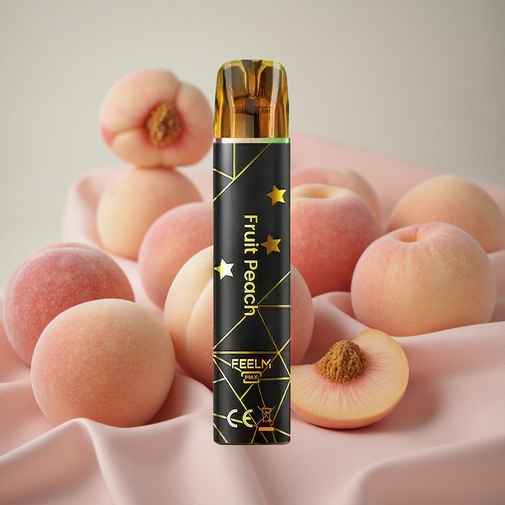 Broskev JNR Black&Golden 600+200 Puffs 550mAh 2ml velkoobchod Česká Republika