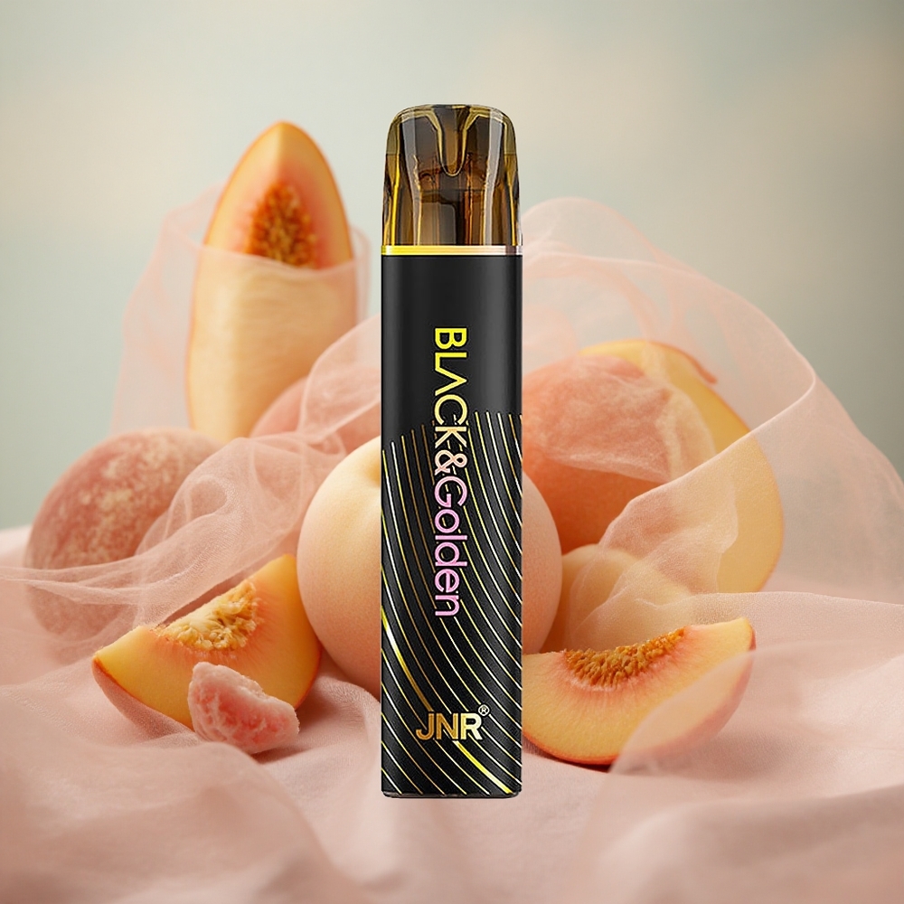 Broskvové Mango JNR Black&Golden 600+200 Puffs 550mAh 2ml velkoobchod Česká Republika