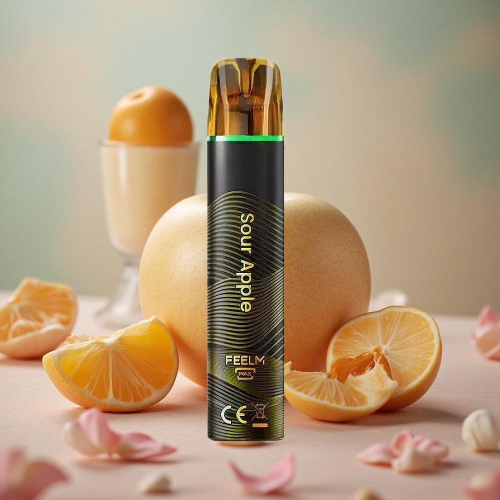 Kyselé jablko JNR Black&Golden 800 Puffs 550mAh 2ml velkoobchod Česká Republika
