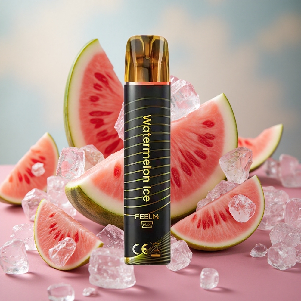 Melounový led JNR Black&Golden 600+200 Puffs Jednorázová Vape 800 Puffs 550mAh velkoobchod Česká Republika