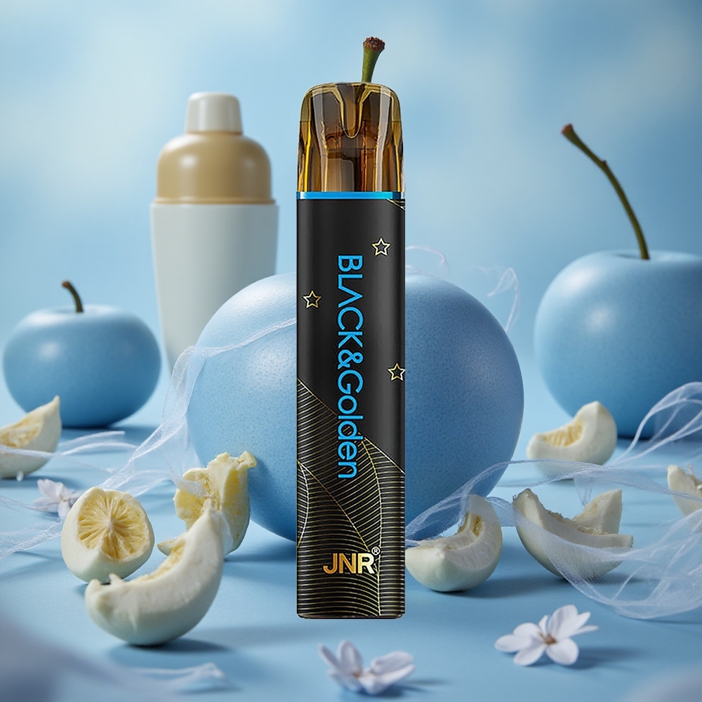 Modrá JNR Black&Golden 600+200 Puffs 800 Puffs 550mAh velkoobchod Česká Republika