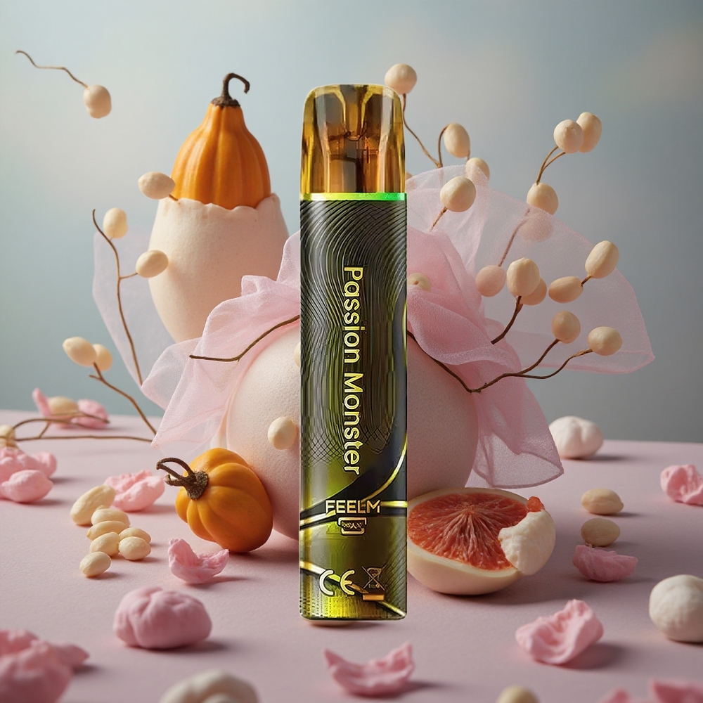 Passion Černá&Zlatá JNR Black&Golden 600+200 Pufy Jednorázová Vape 550mAh Kapacita Baterie 2% Obsah Nikotinu velkoobchod Česká Republika