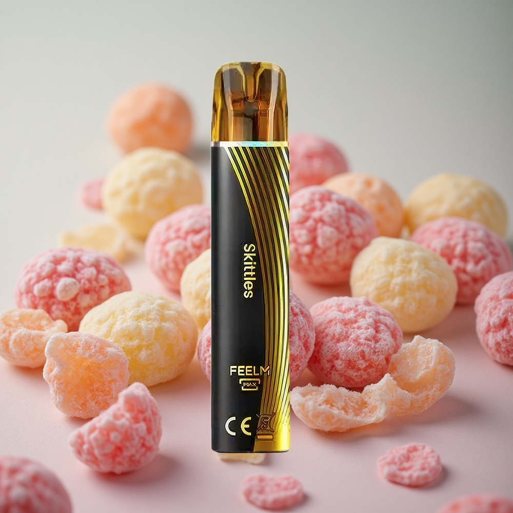 Skittles Černá&Zlatá JNR Black&Golden 600+200 Puffs 550mAh Kapacita Baterie 2ml Kapacita Náplně velkoobchod Česká Republika