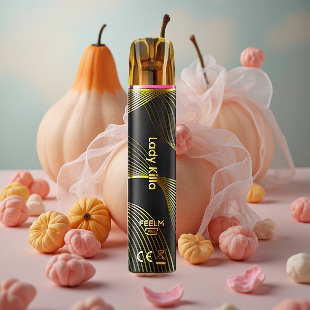 Černá&Zlatá JNR Black&Golden 600+200 Puffs Jednorázová Vape Lady killa 800 Puffs 550mAh velkoobchod Česká Republika