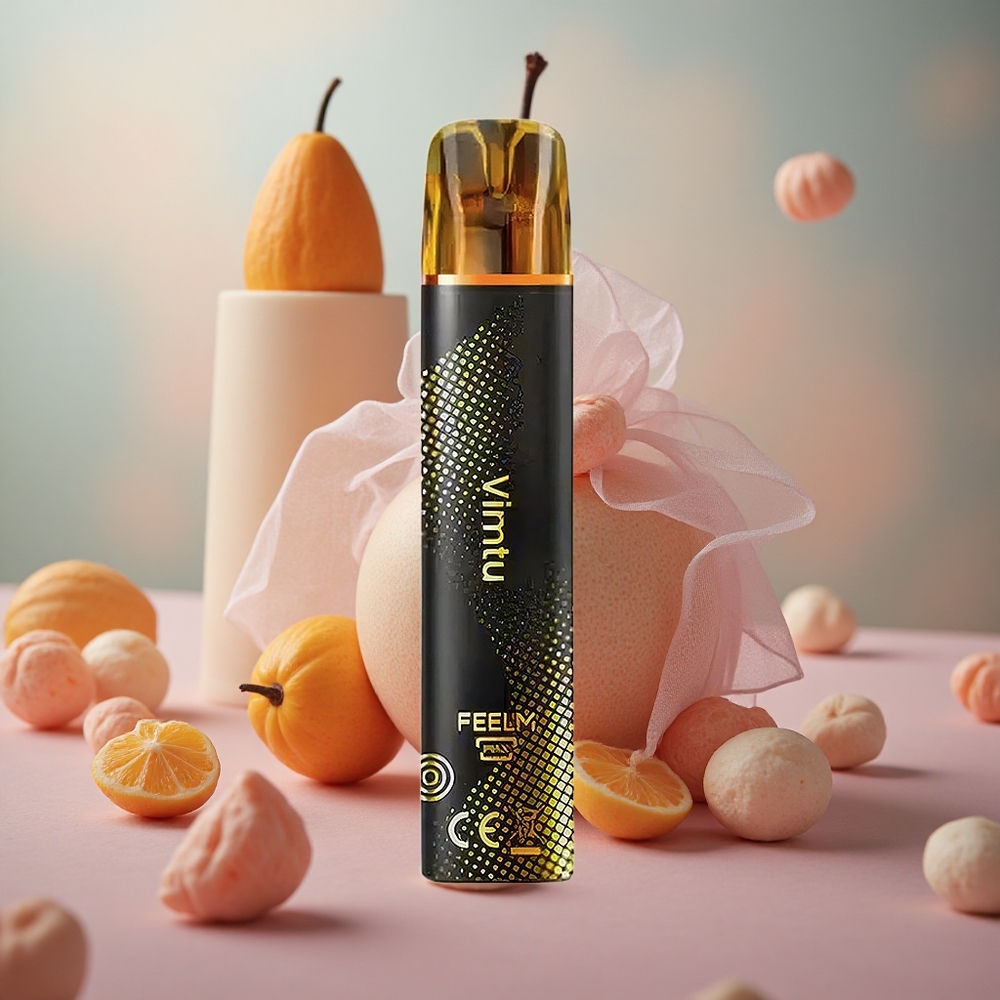 Černá&Zlatá JNR Black&Golden 800 Pufů Jednorázová Vape Vimtu 550mAh Kapacita Baterie 2ml Kapacita E-Liquidu velkoobchod Česká Republika