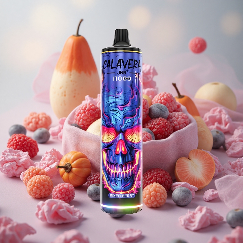 Směs lesního ovoce JNR Calavera 11000 Puffs Jednorázová Vape 850 mAh Kapacita baterie 21ml Kapacita náplně velkoobchod Česká Republika