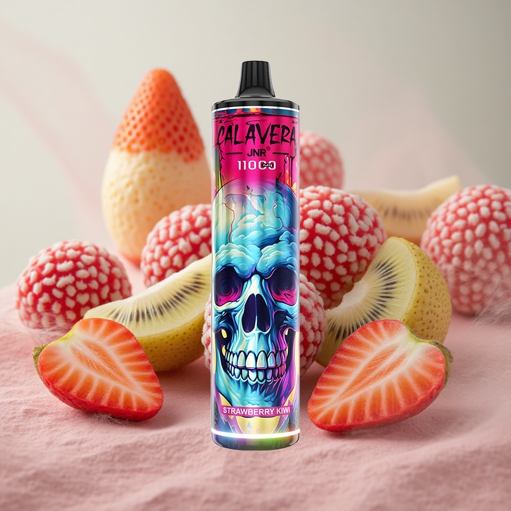 jahoda kiwi JNR Calavera 11000 Puffs 21ml Kapacita E-liquid 0%,2%,5% Obsah Nikotinu velkoobchod Česká Republika