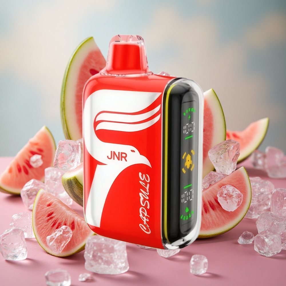 Vodní meloun led JNR Capsule 15000 Puffs 20ml 20W velkoobchod Česká Republika