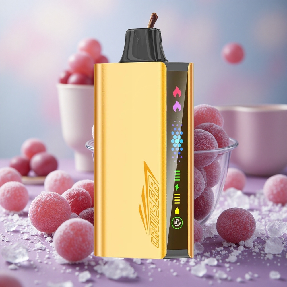 Hroznový Led JNR Cruiser 12000 Puffs Vestavěná baterie 3500 mAh 25ml E-liquid velkoobchod Česká Republika