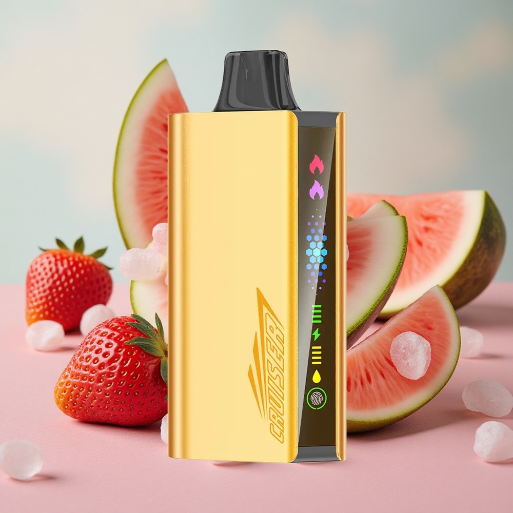 Jahoda Kokos Vodní Meloun JNR Cruiser 12000 Puffs Vestavěná 3500 mAh Baterie 25ml E-liquid velkoobchod Česká Republika