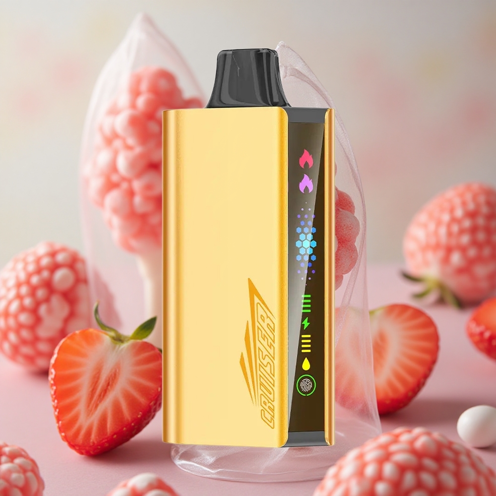 jahoda Chupa Chups JNR Cruiser 12000 Puffs vestavěná baterie 3500 mAh 25ml e-liquid velkoobchod Česká Republika