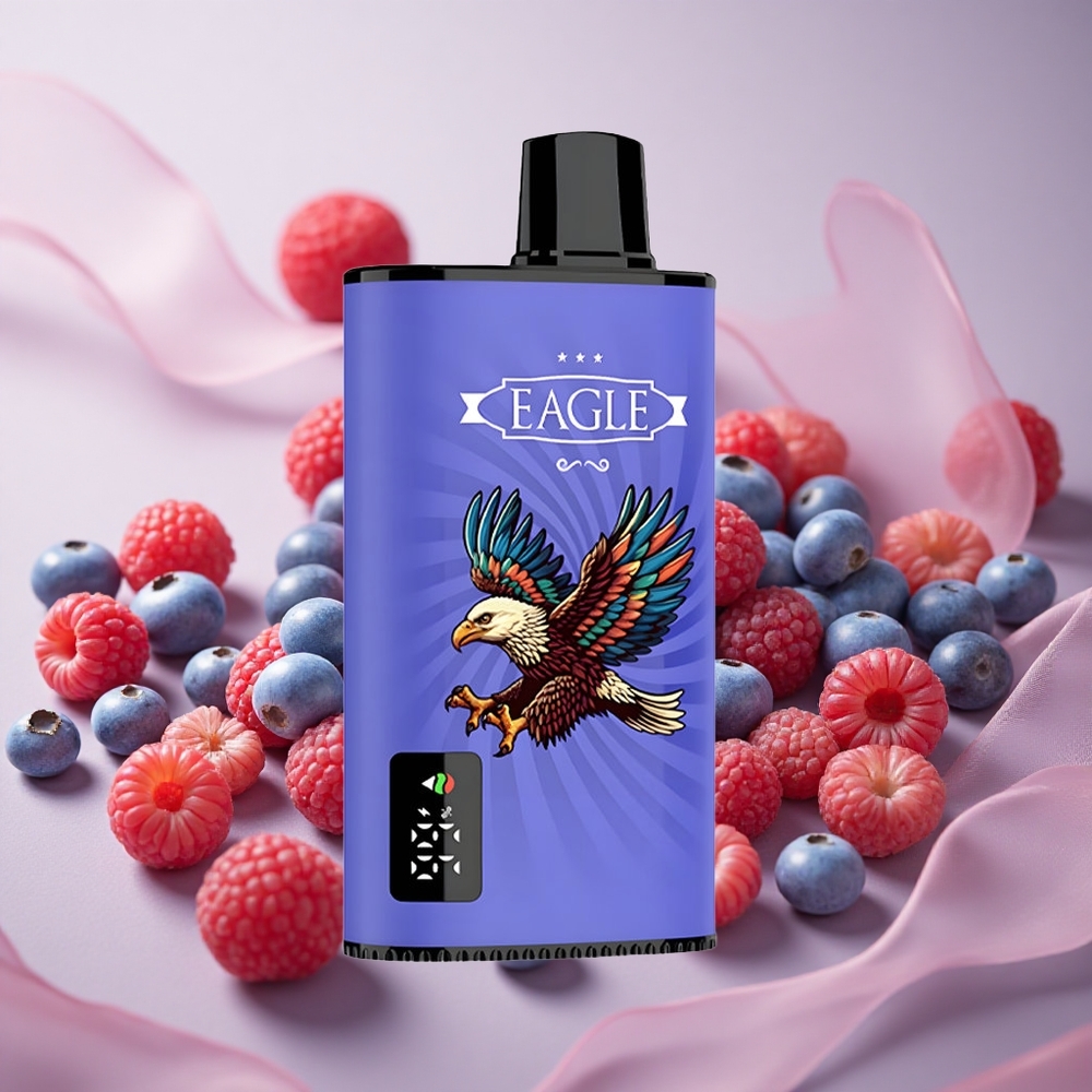 Borůvka Malina Třešeň JNR EAGLE Smart 23000 Puffs Digitální Displej 25ml Kapacita E-liquidu velkoobchod Česká Republika